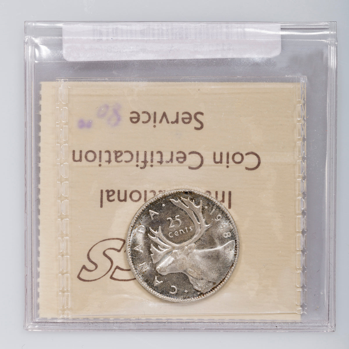 25 Cent 1948 ICCS MS-62