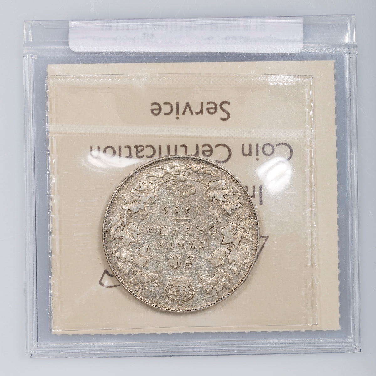 50 Cent 1906 ICCS VF-20