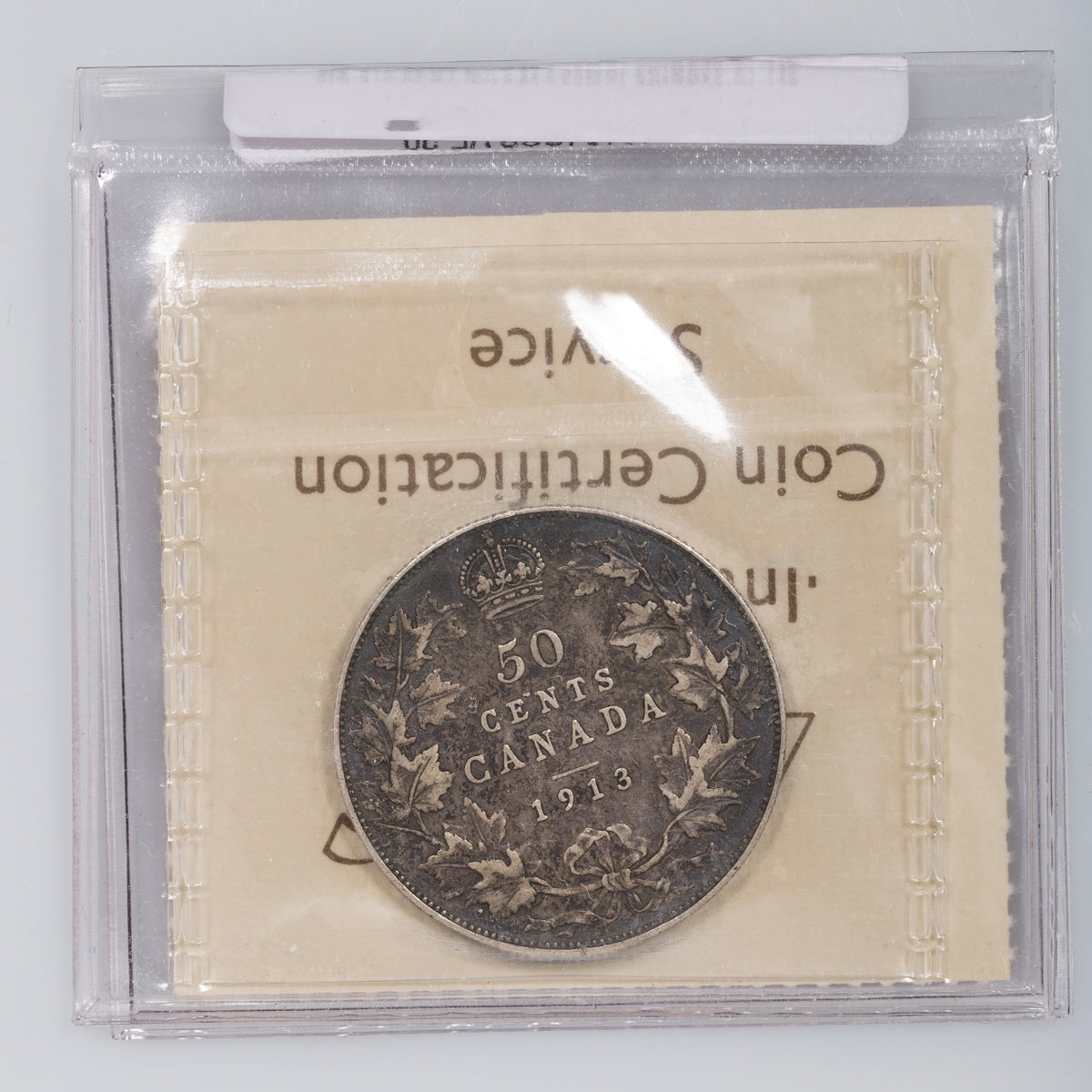 50 Cent 1913 ICCS VF-20