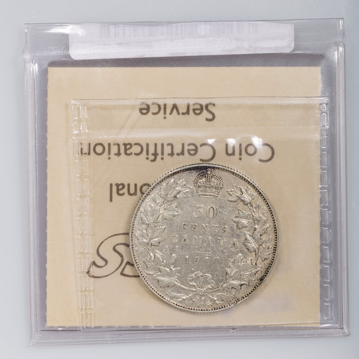 50 Cent 1917 ICCS VF-20