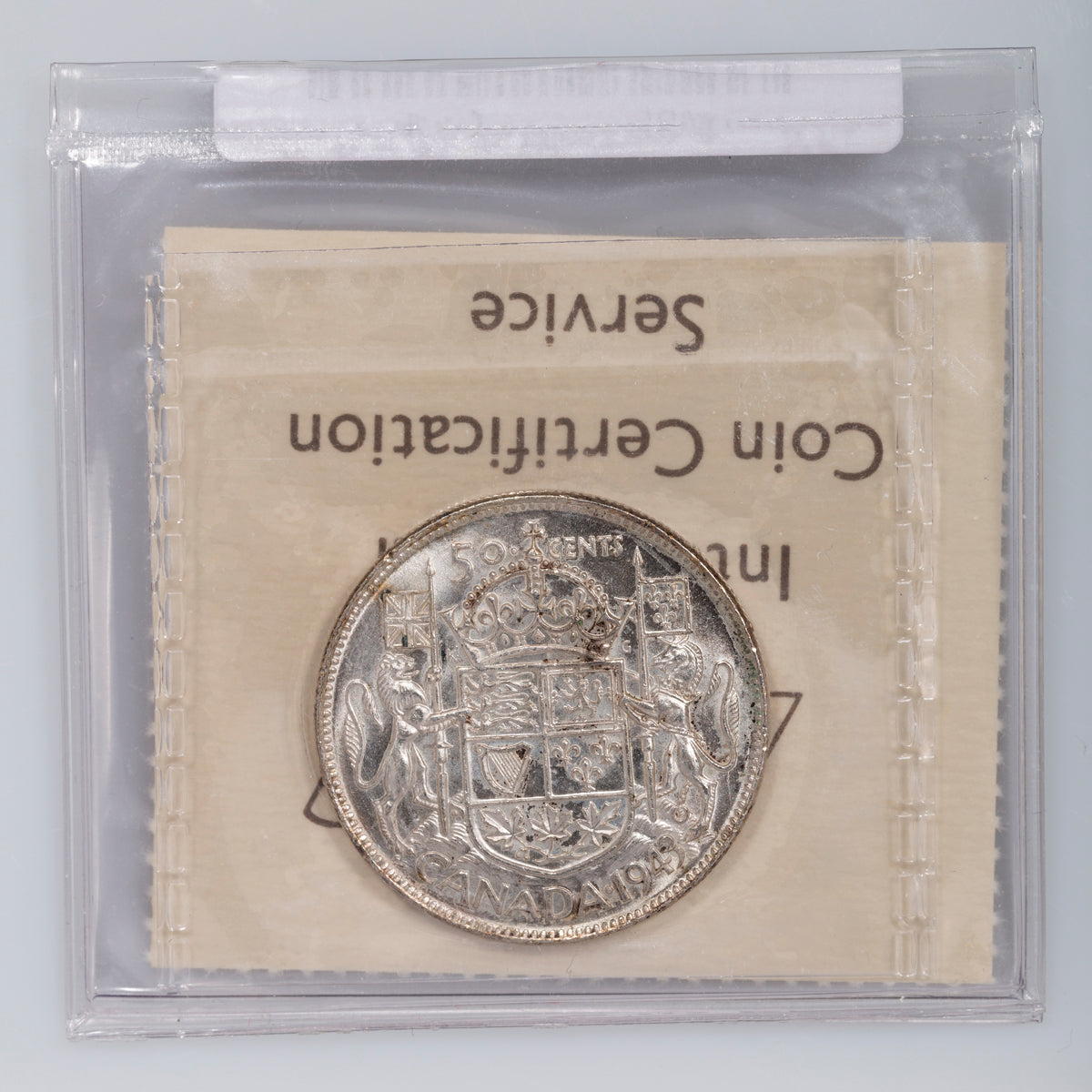 50 Cent 1943 Far 3 ICCS MS-63