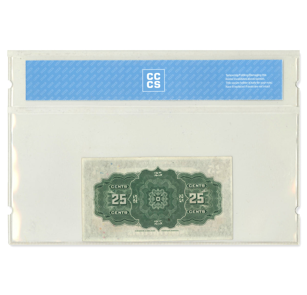 25 Cent 1923 DC-24b Hyndman-Saunders CCCS CUNC-63