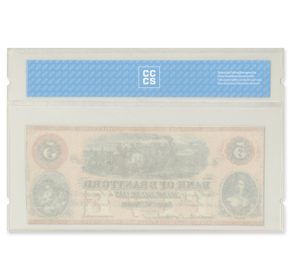 $5 1859 40-12-08R Bank of Brantford CCCS CUNC-63