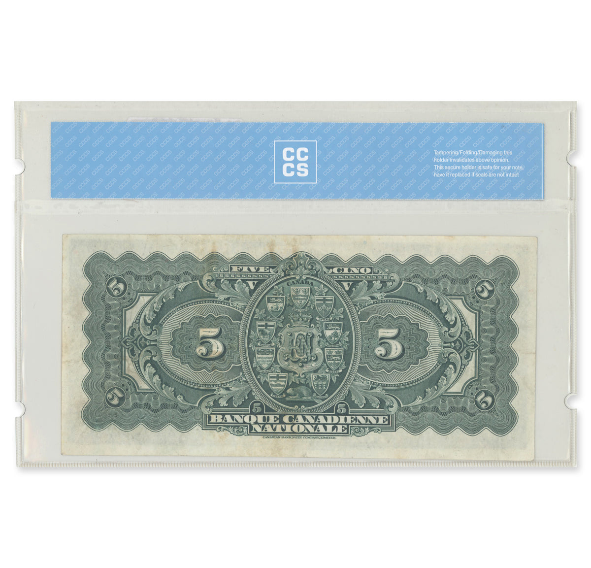 $5 1925 85-10-02 Banque Canadienne National Vaillancourt-Leman CCCS VF-30