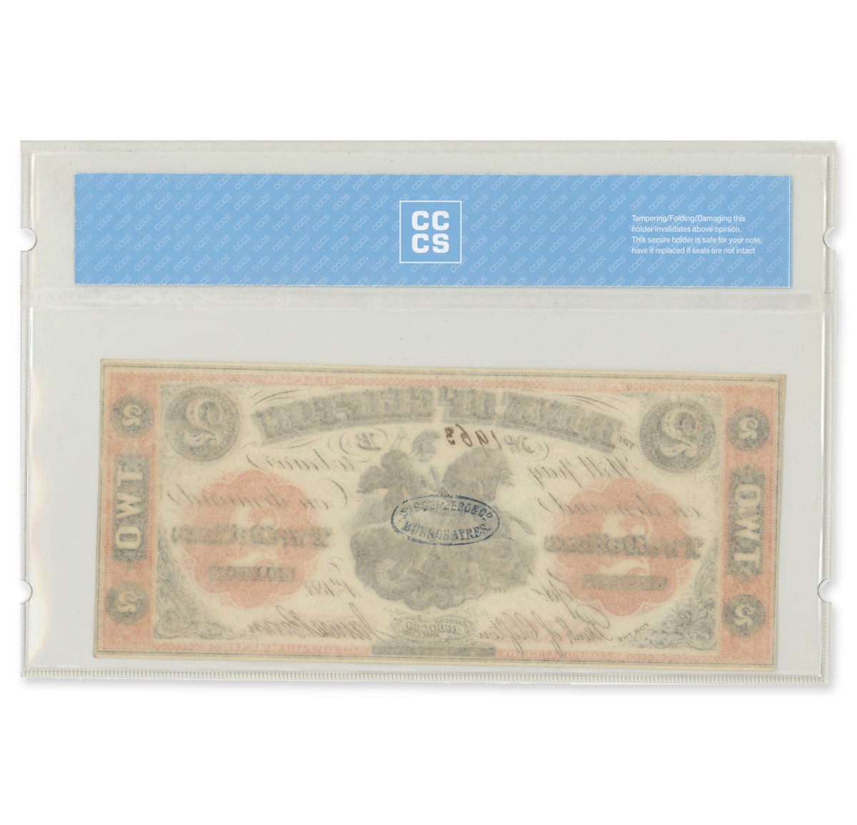 $2 1861 125-12-12 Bank of Clifton CCCS AU-58