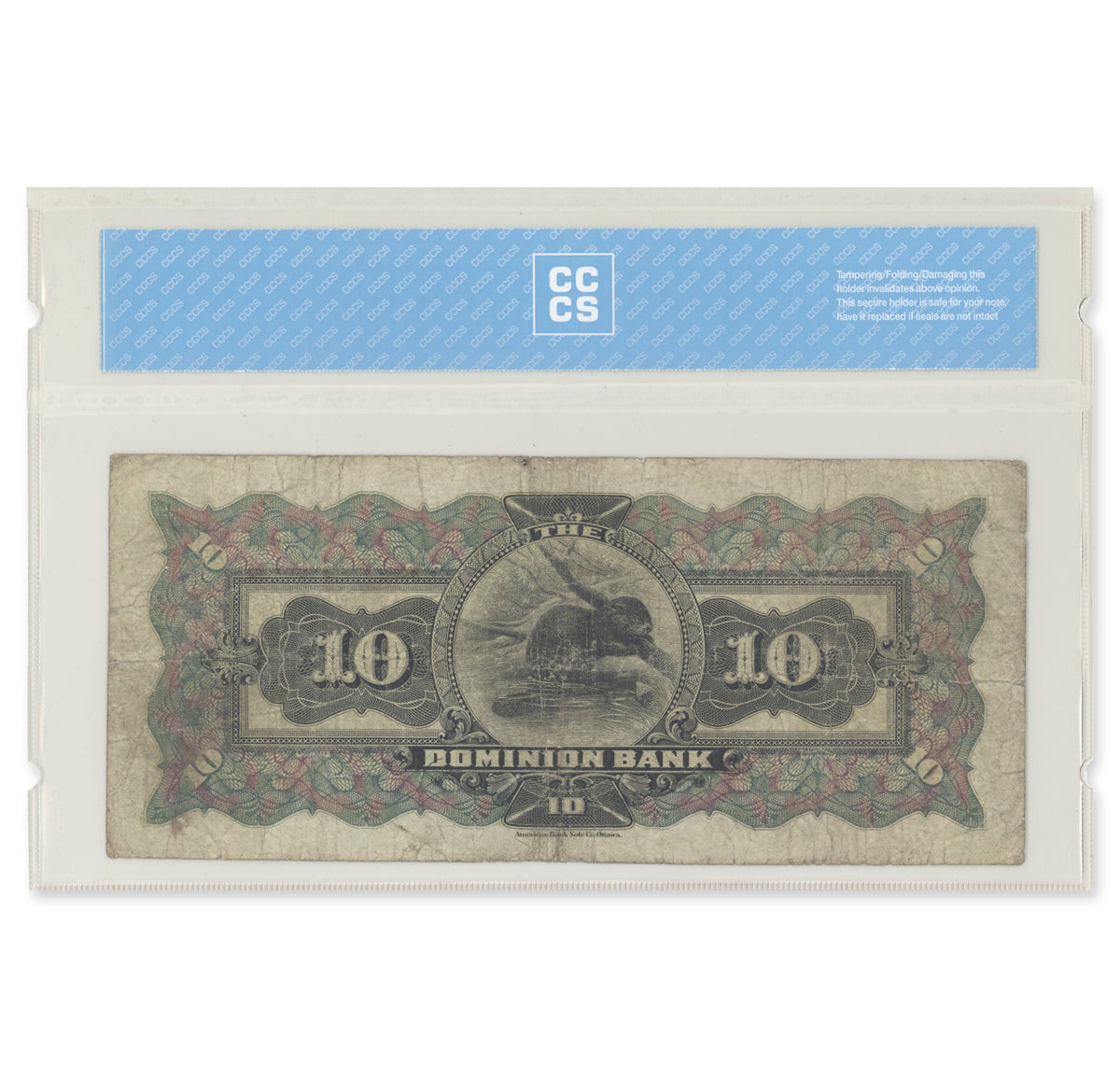 $10 1910 220-18-04 Dominion Bank various-Osler CCCS F-15