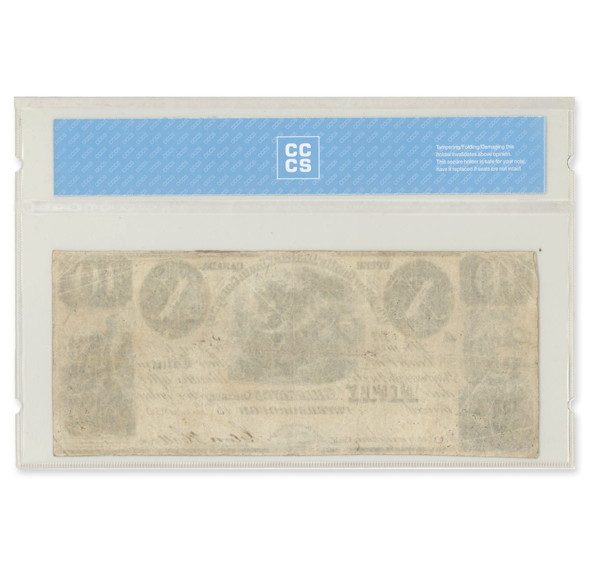 $10 1836 505-10-08 New Castle District Loan Company Cunningham-Hall CCCS VF-20