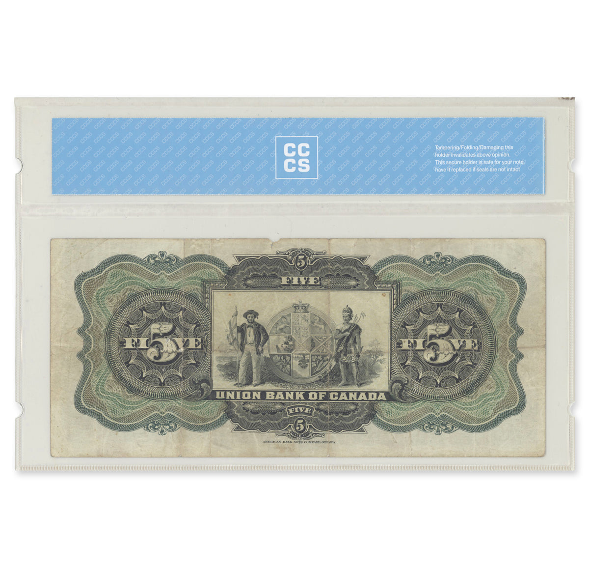 $5 1912 730-16-04 Union Bank of Canada Galt-various CCCS F-15