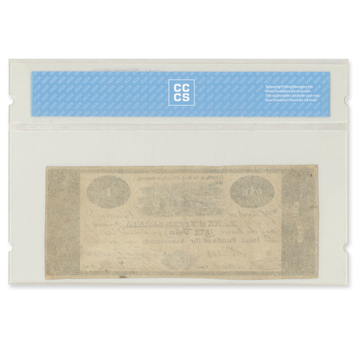 $1 1820 765-12-02a Bank of Upper Canada Bartlett-Murney CCCS AU-50