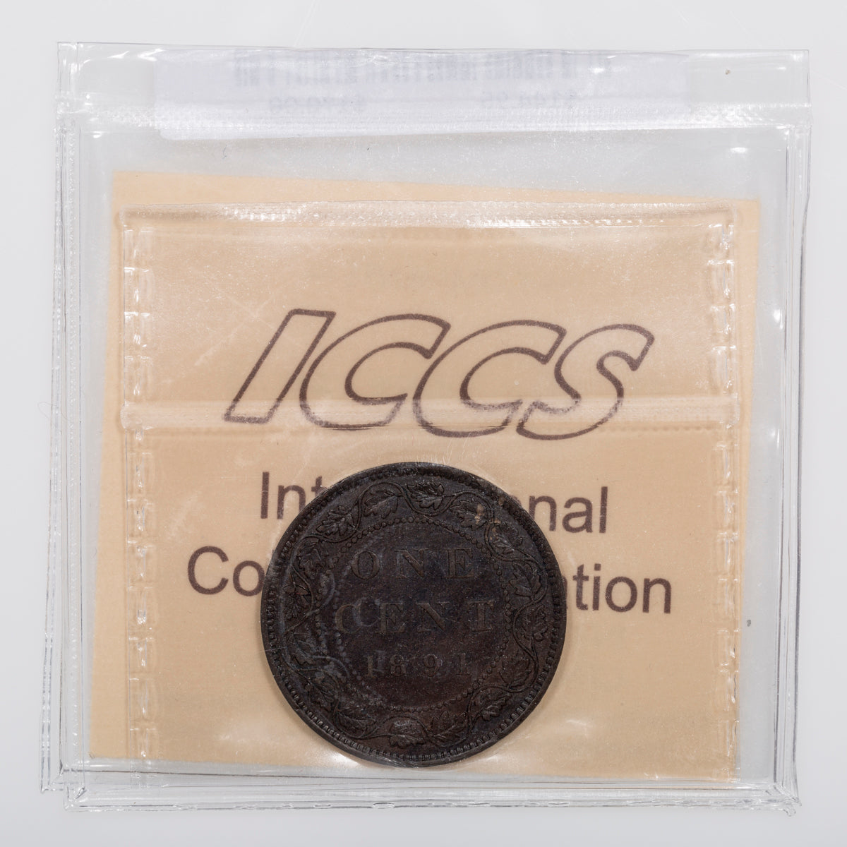 1 Cent 1891 SL SD Obv 3 ICCS VF-30