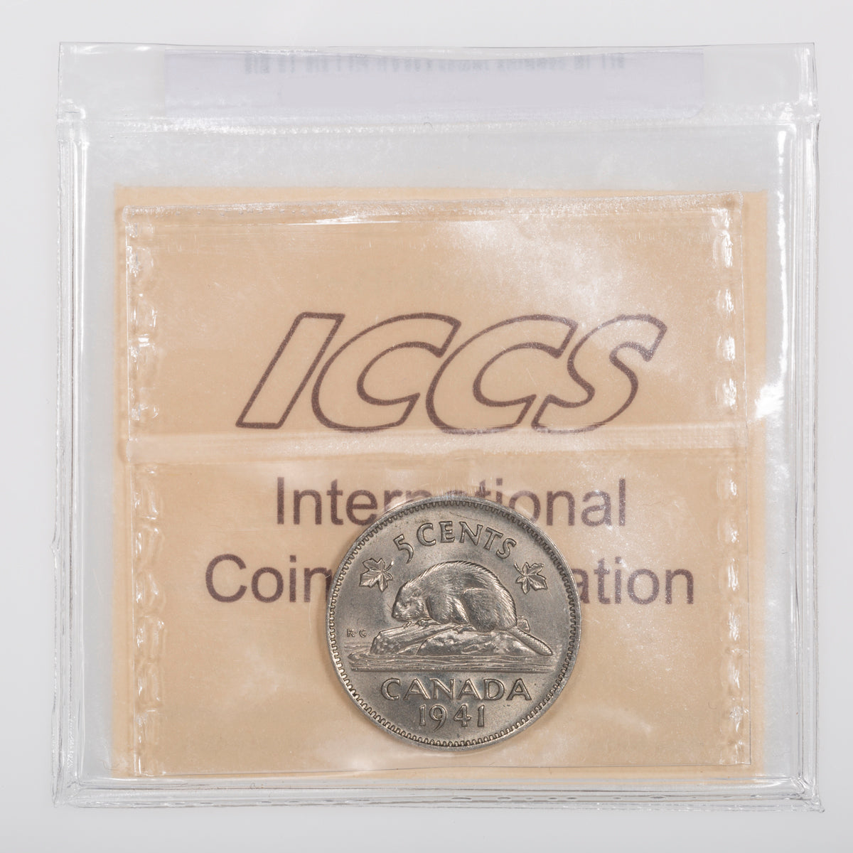 5 Cent 1941 ICCS MS-64