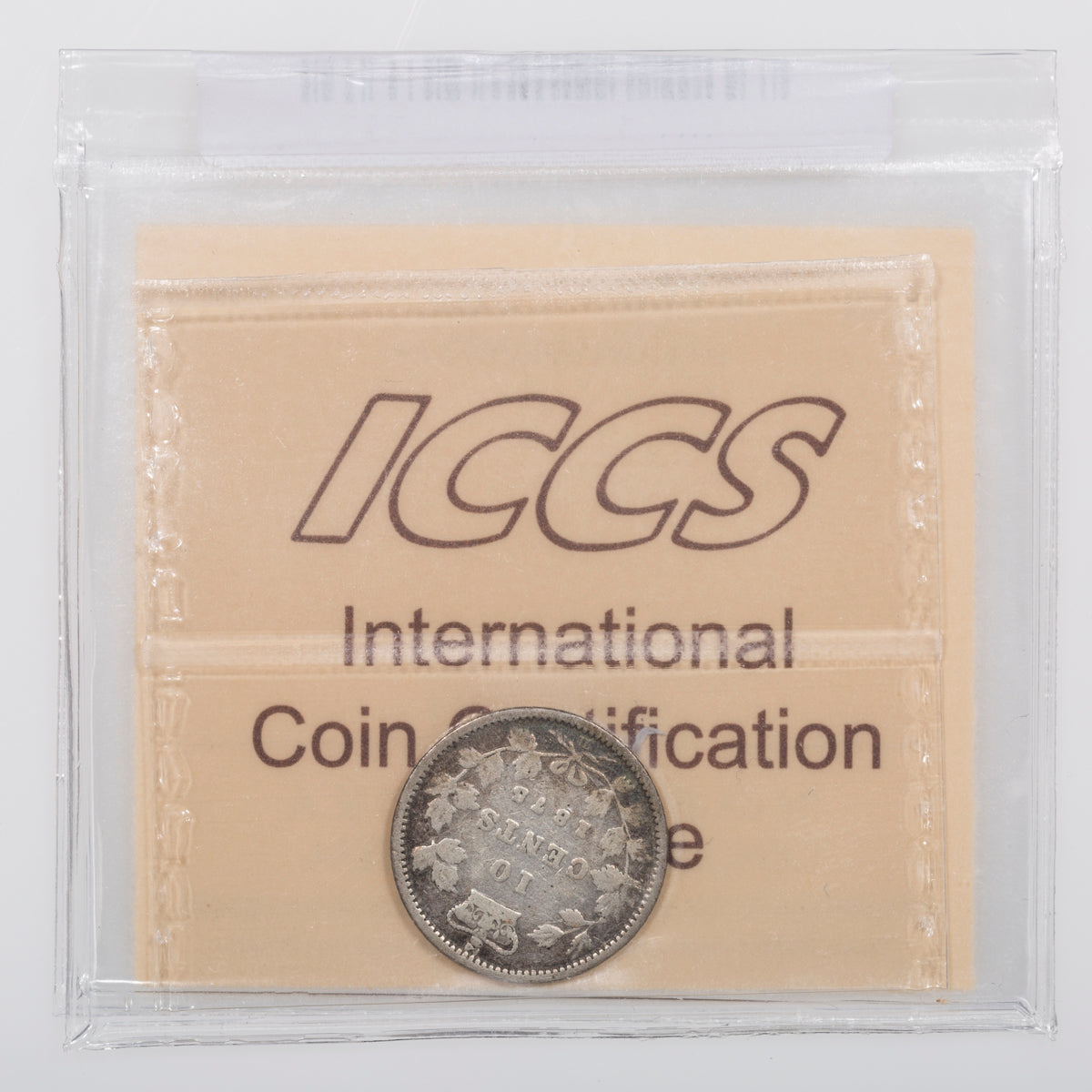 10 Cent 1875H ICCS VG-10