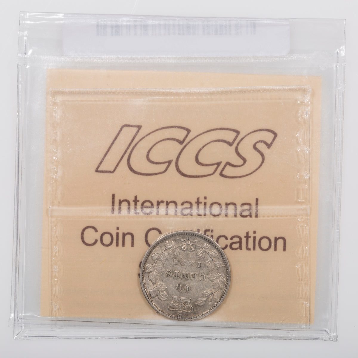 10 Cent 1881H Obv 2 ICCS EF-45