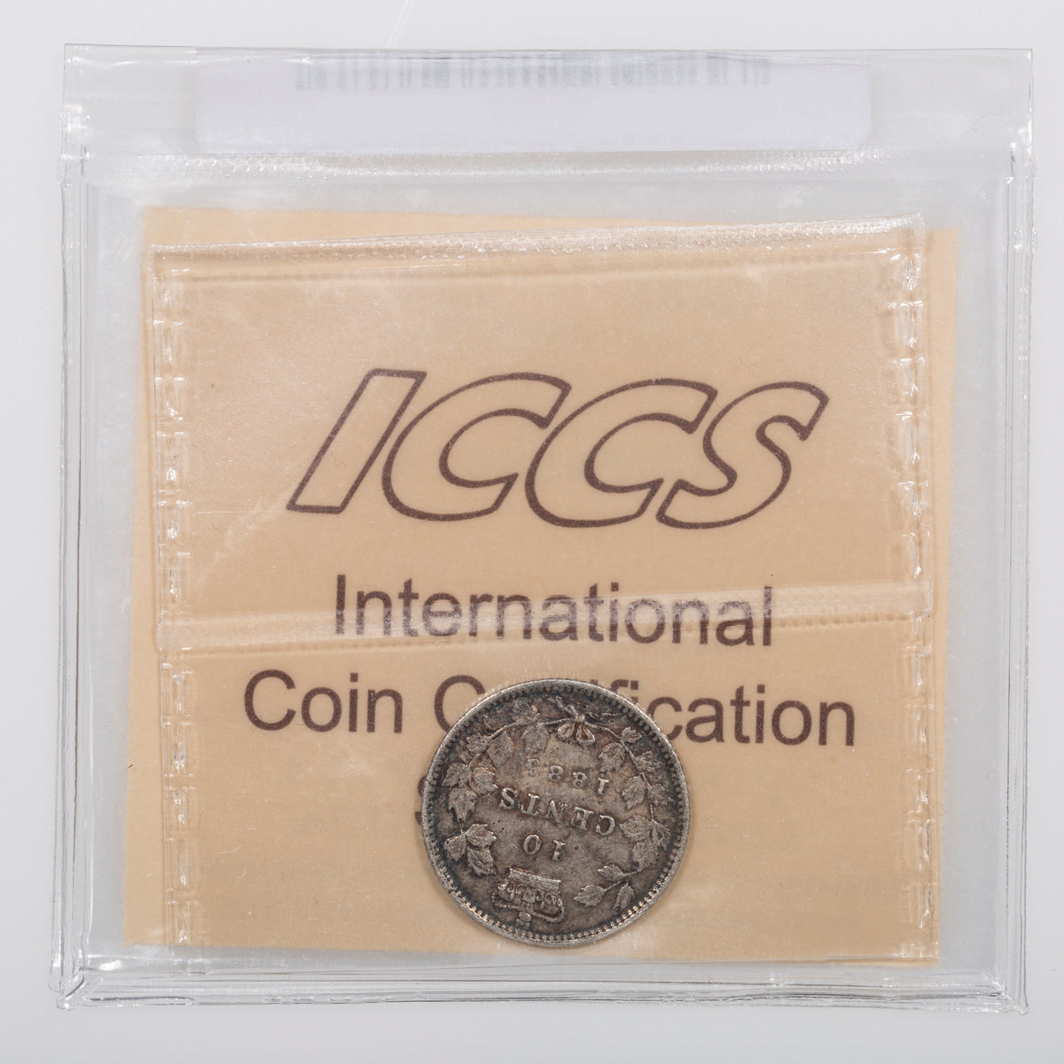 10 Cent 1885 Obv 4 ICCS VF-20