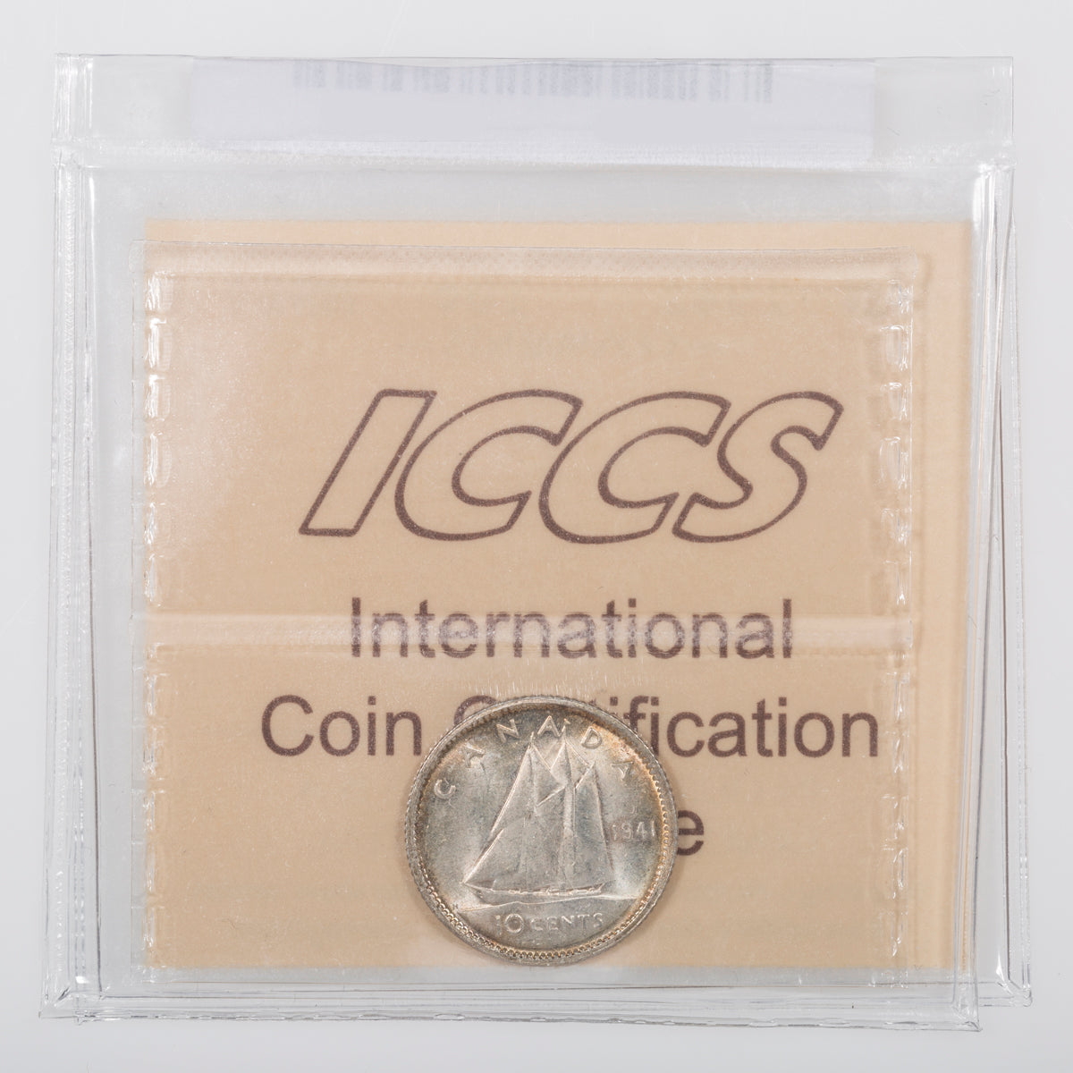 10 Cent 1941 ICCS MS-64