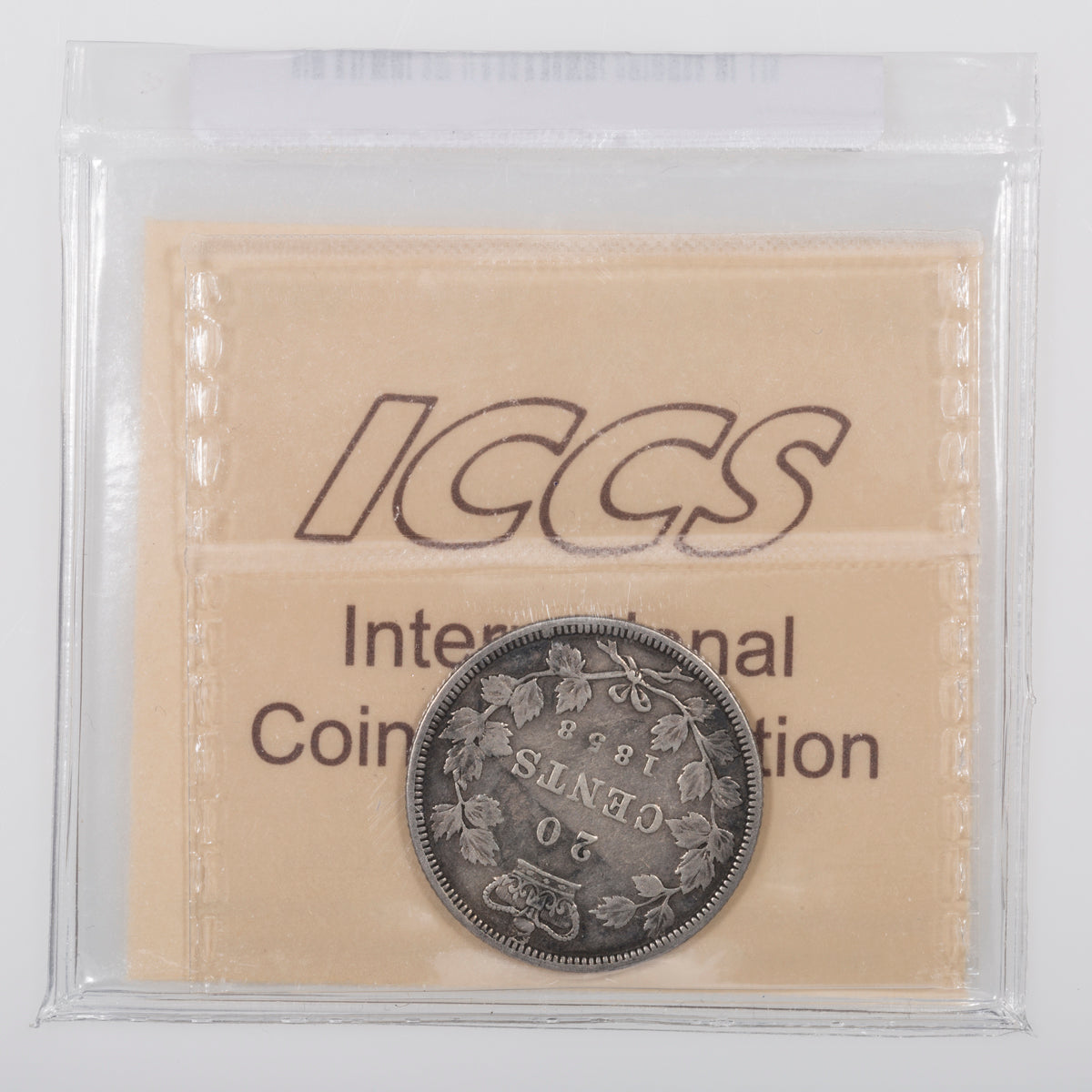 20 Cent 1858 Coinage ICCS VF-20