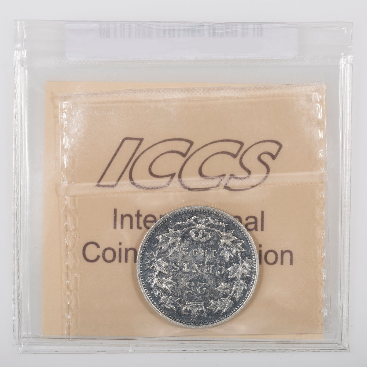 25 Cent 1892 ICCS EF-40