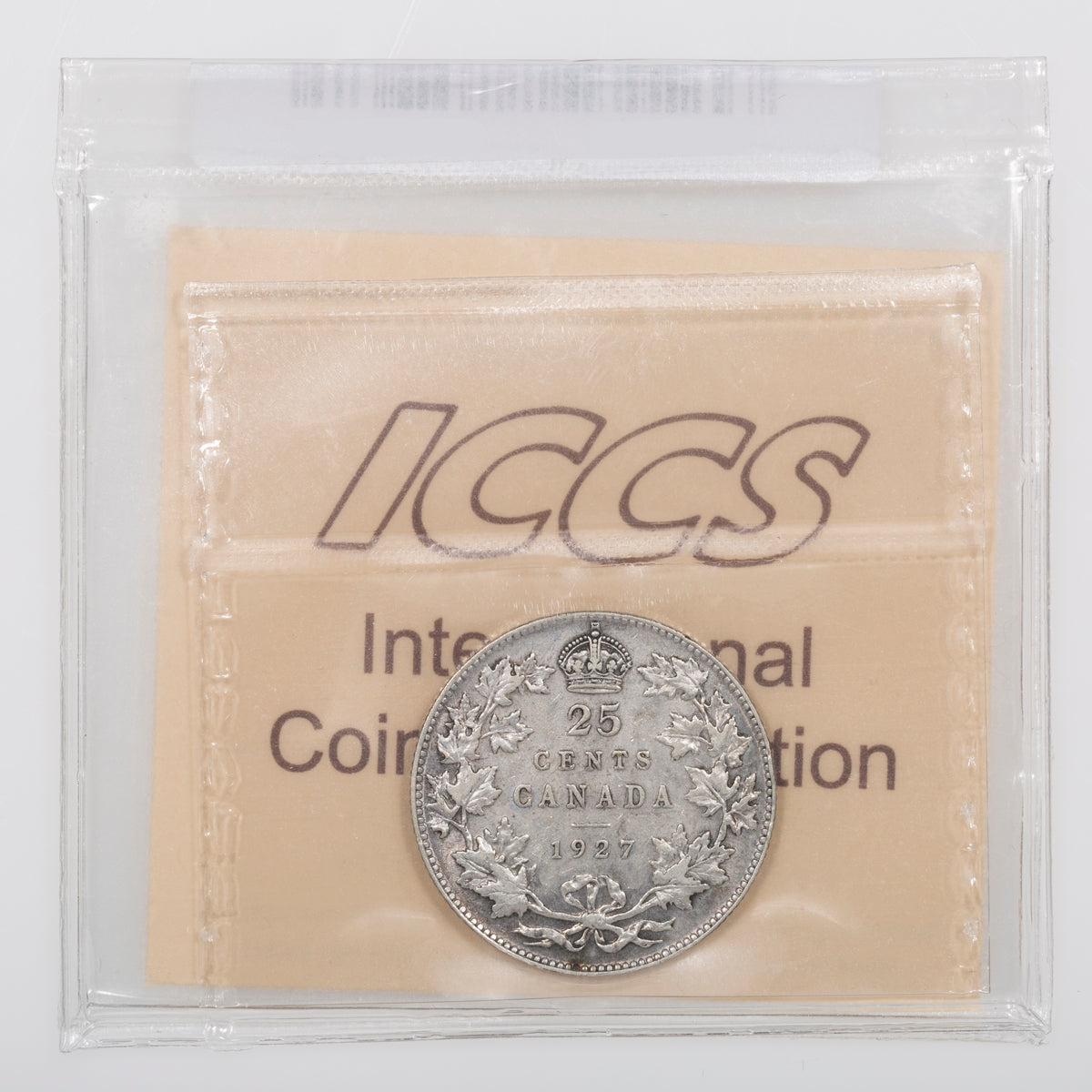 25 Cent 1927 ICCS VF-30
