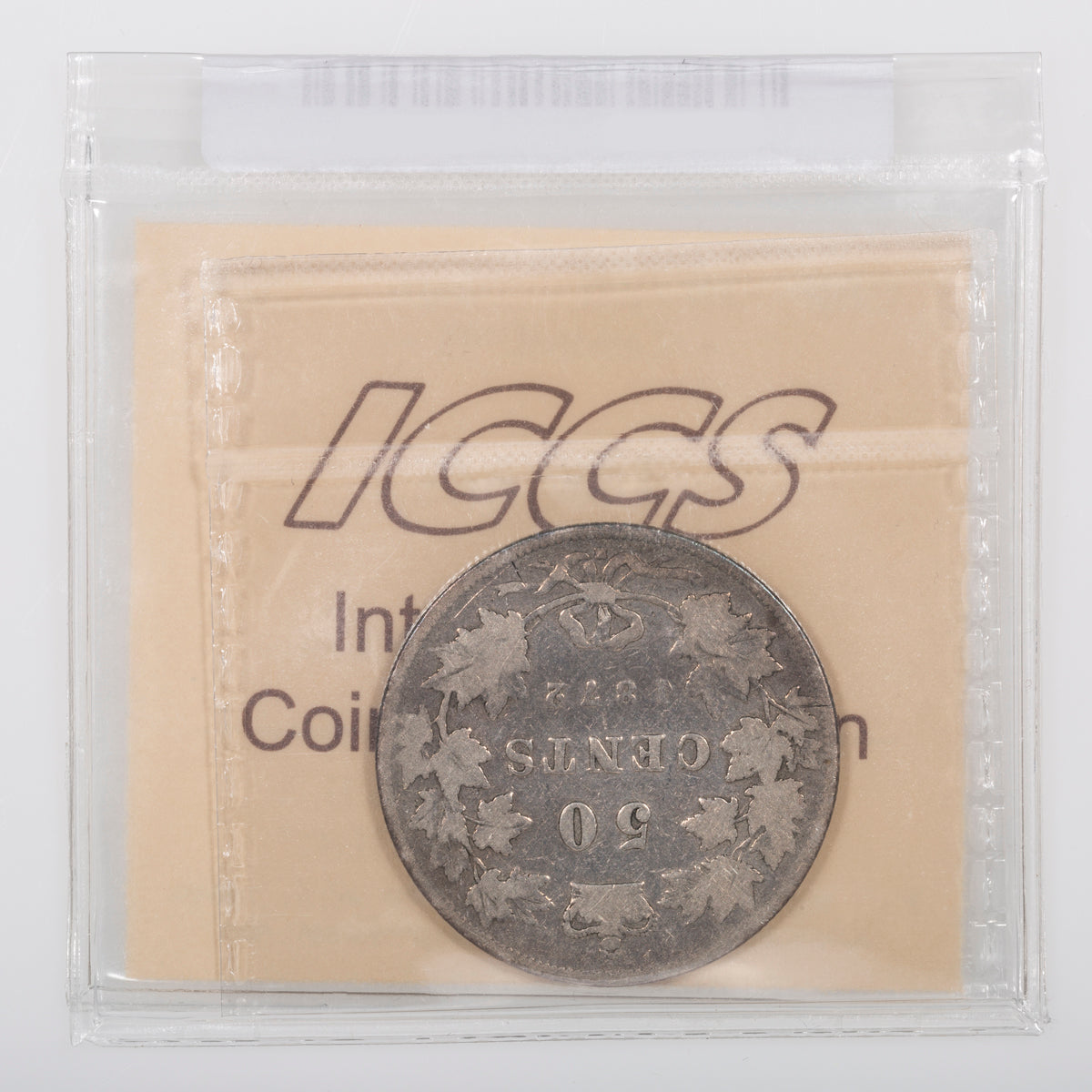 50 Cent 1872H Inv A/V ICCS G-4