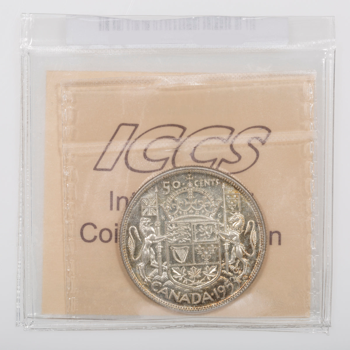 50 Cent 1953 LD NSF ICCS MS-63