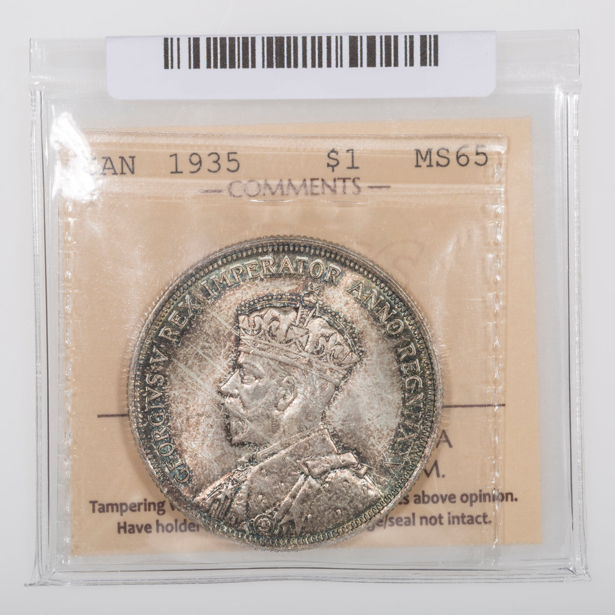 $1 1935 SWL ICCS MS-65