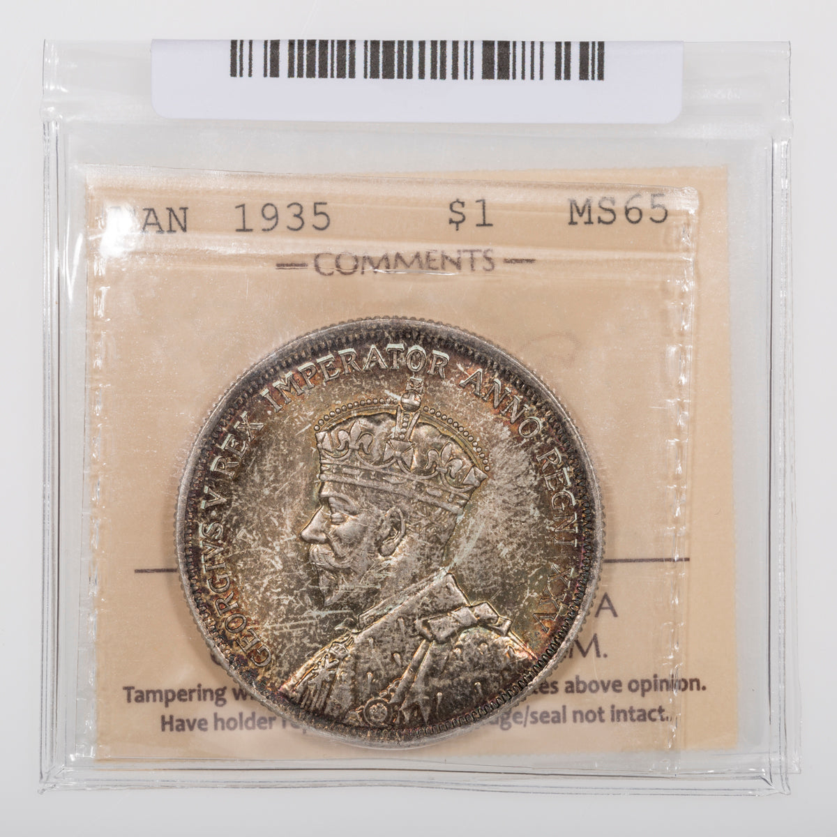 $1 1935 SWL ICCS MS-65