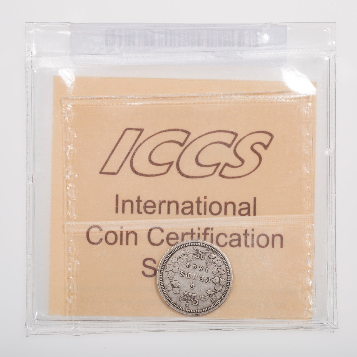 NB 5 Cent 1864 Small 6 ICCS VF-30