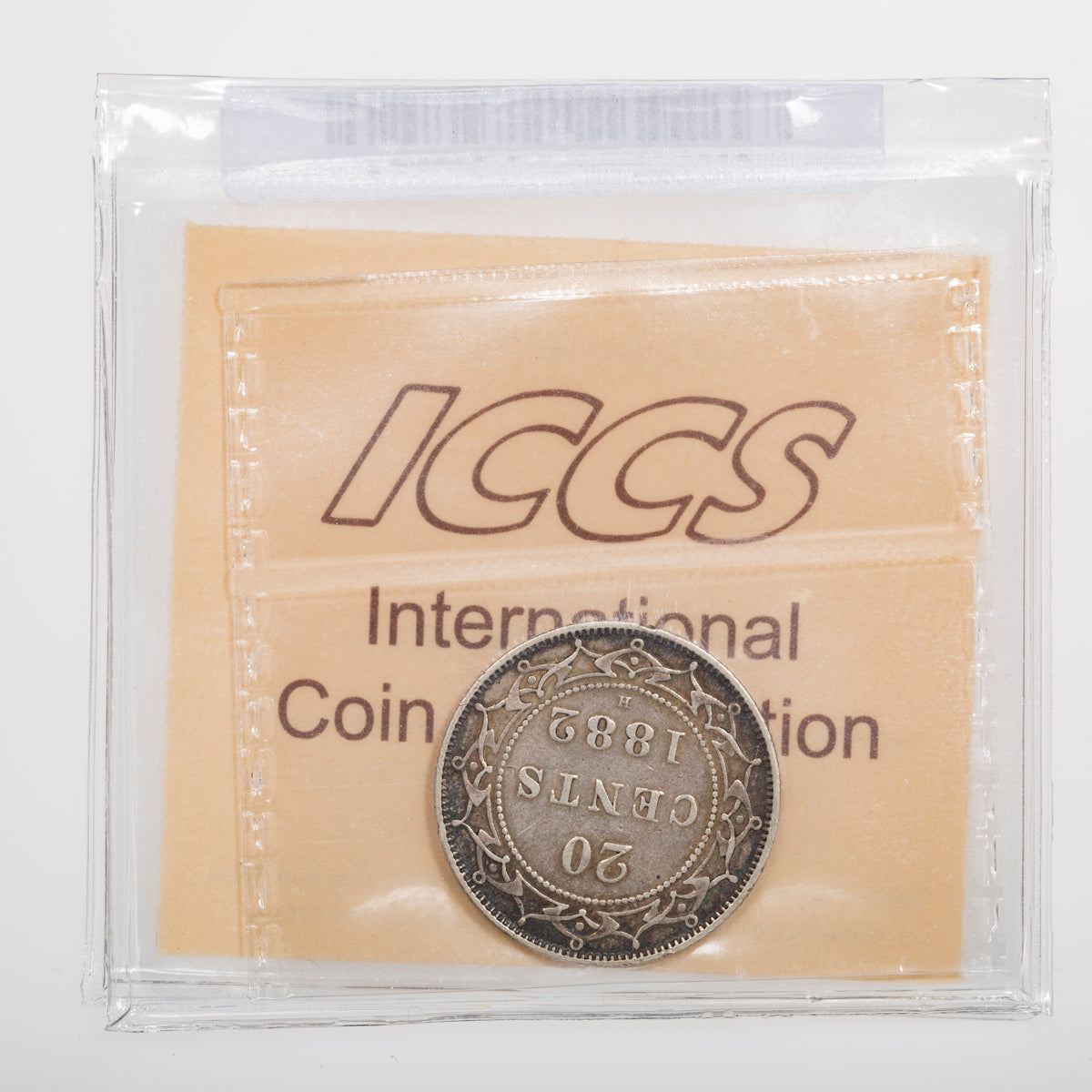 NFLD 20 Cent 1882H ICCS EF-40