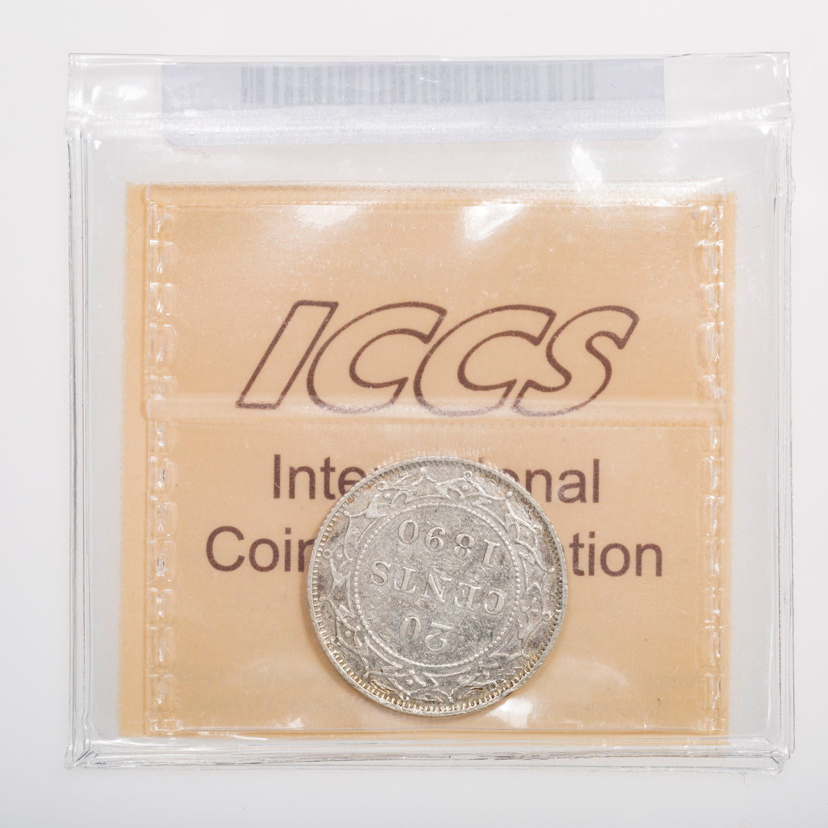 NFLD 20 Cent 1890 ICCS EF-40