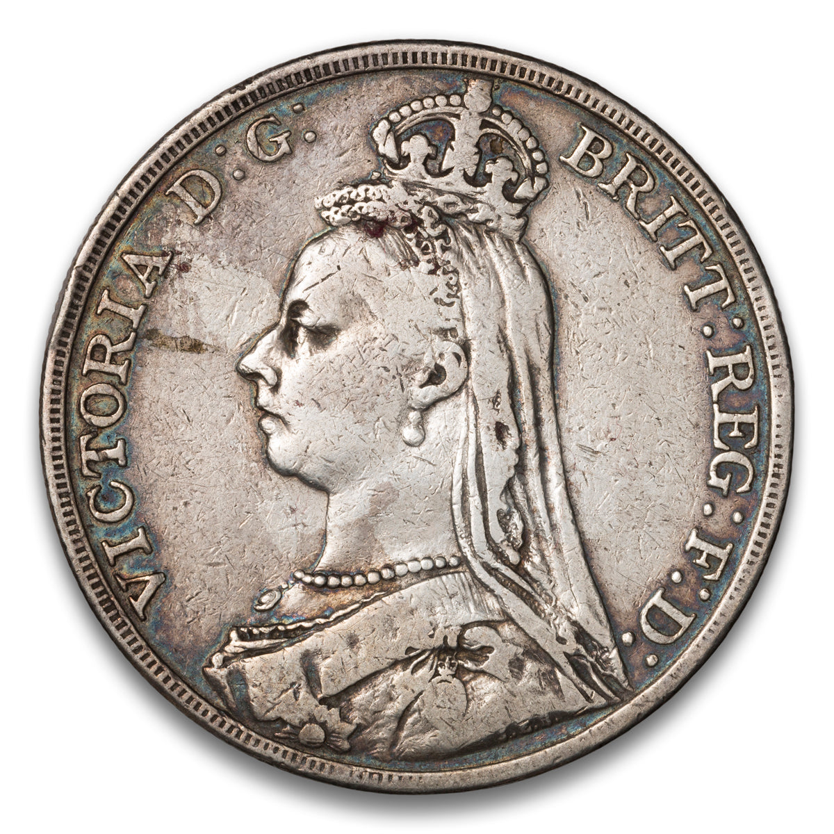 Great Britain Silver 1 Crown 1892