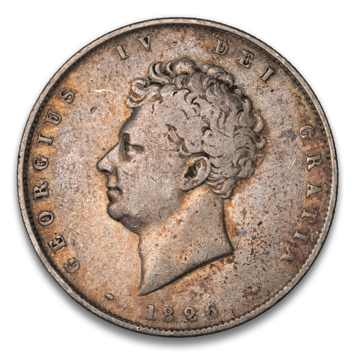 Great Britain Silver 1/2 Crown 1826