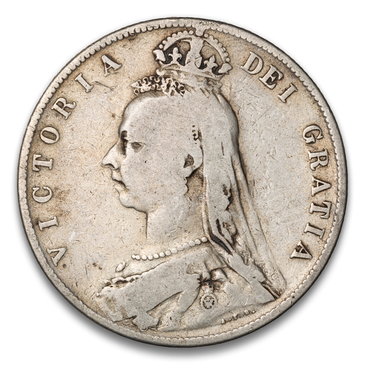 Great Britain Silver 1/2 Crown 1890