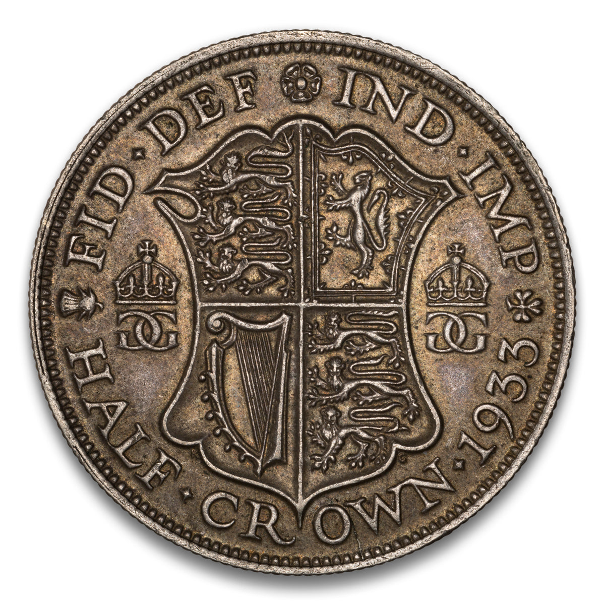 Great Britain Silver 1/2 Crown 1933