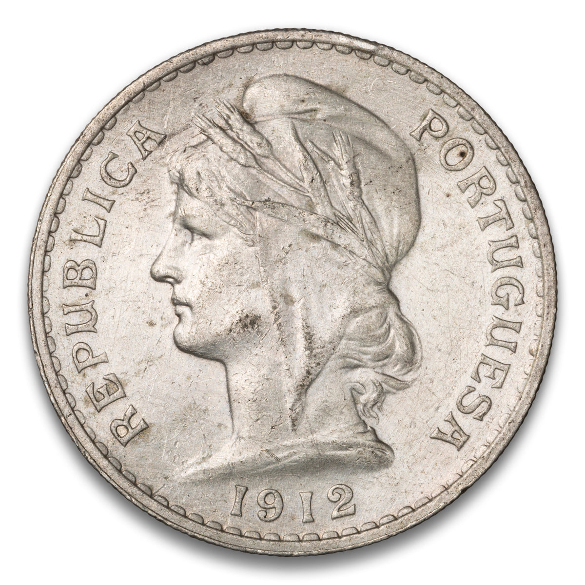 Portugal Silver 50 Centavos 1912