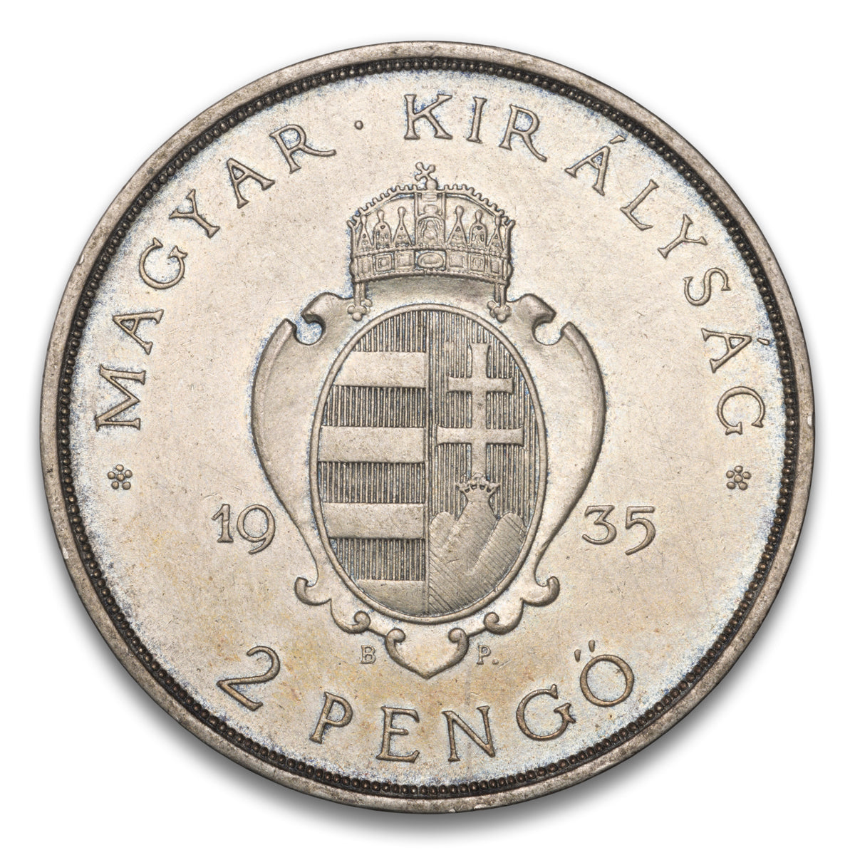 Hungary Silver 2 Pengo 1936