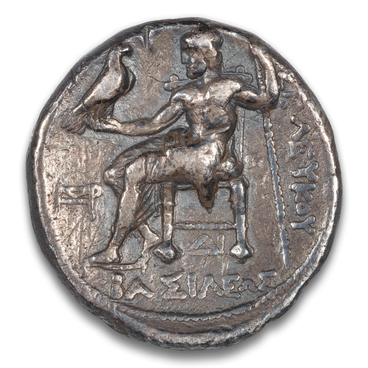 Seleukid Empire Seleukos I Nikator Silver Tetradrachm 312-281 BCE Tigris I mint