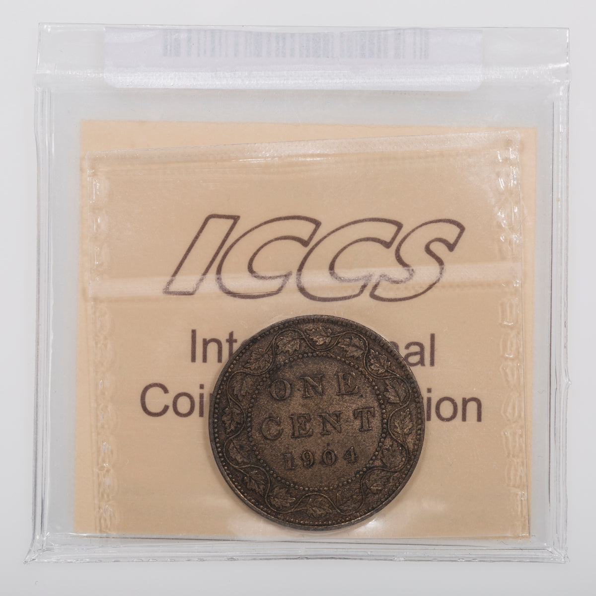 1 Cent 1904 ICCS MS-60 Brown