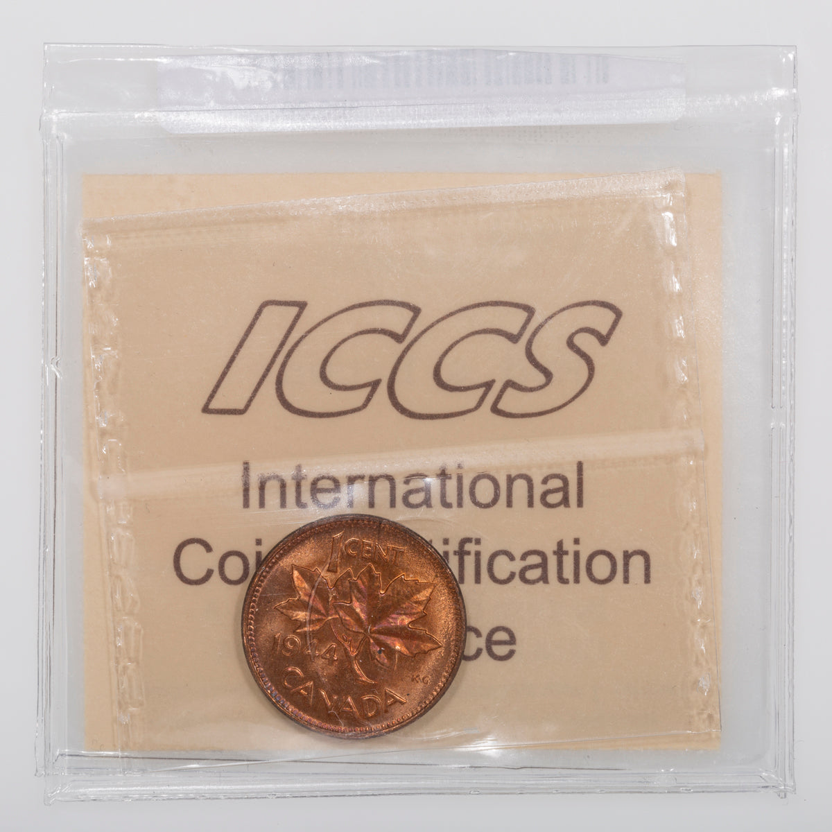 1 Cent 1944 ICCS MS-63 Red & Brown