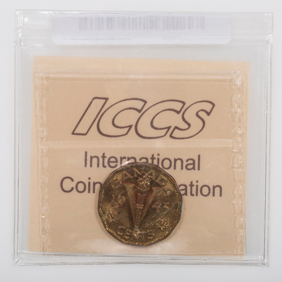 5 Cent 1943 ICCS MS-64