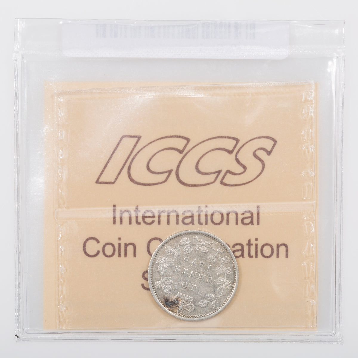 10 Cent 1870 Wide 0 ICCS VF-20