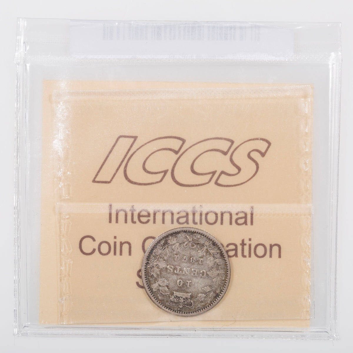 10 Cent 1871 ICCS F-12