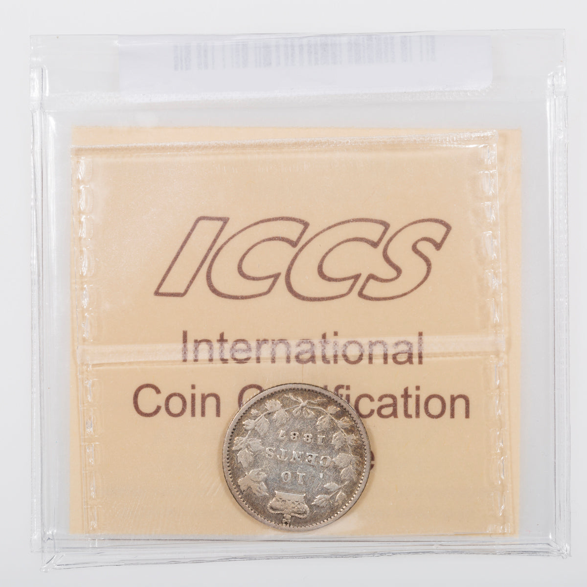 10 Cent 1887 ICCS VG-10