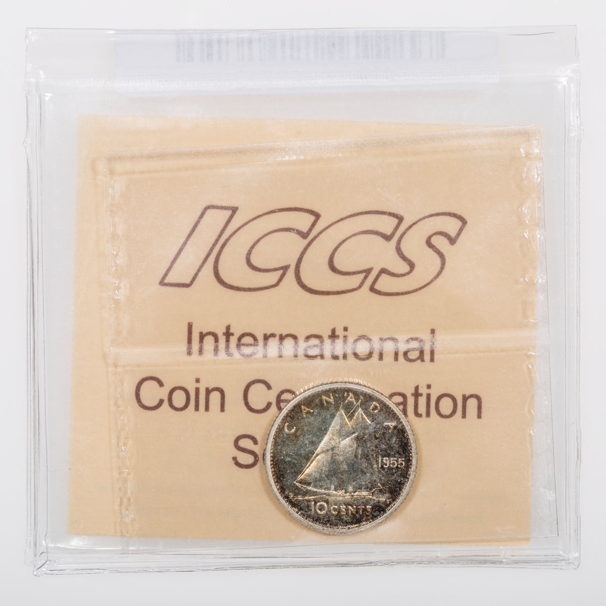 10 Cent 1955 ICCS PL-66 Cameo