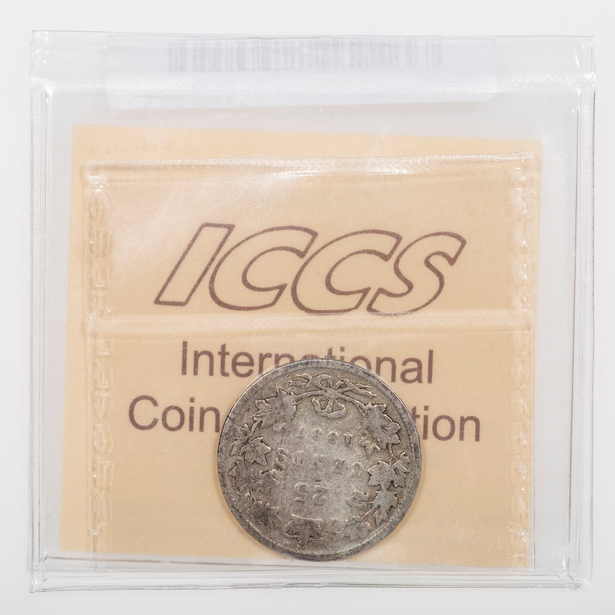 25 Cent 1887 ICCS G-4