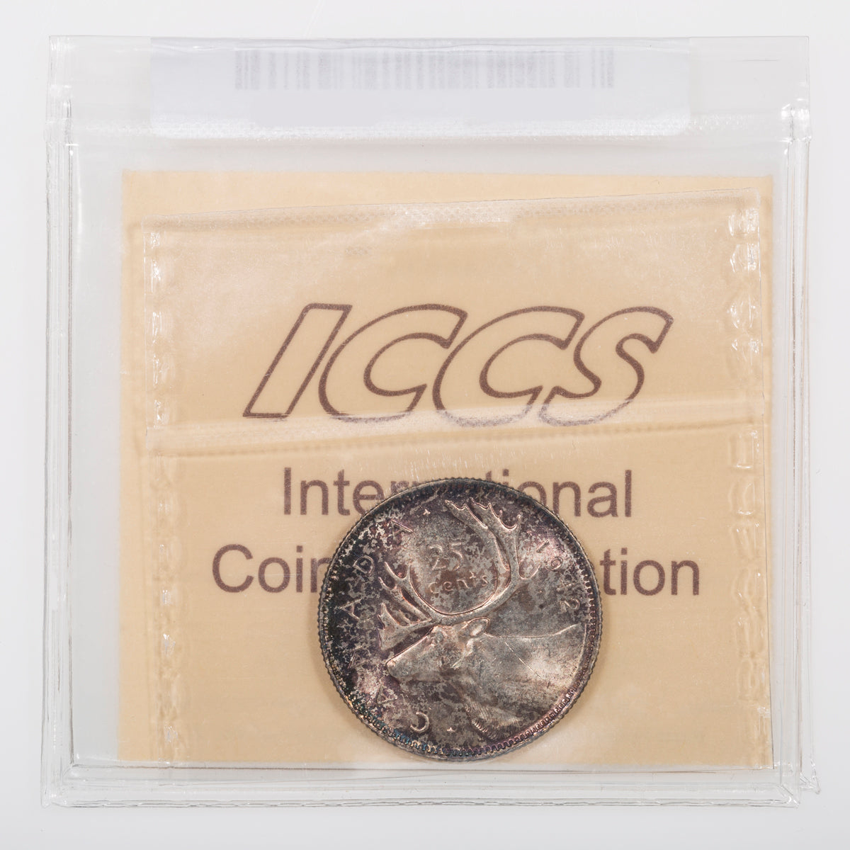 25 Cent 1942 ICCS MS-64