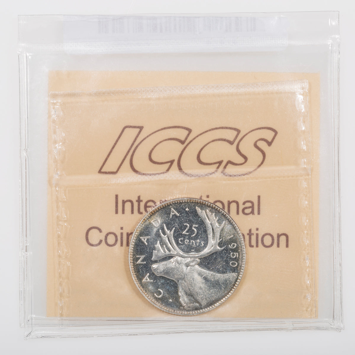 25 Cent 1950 ICCS MS-64