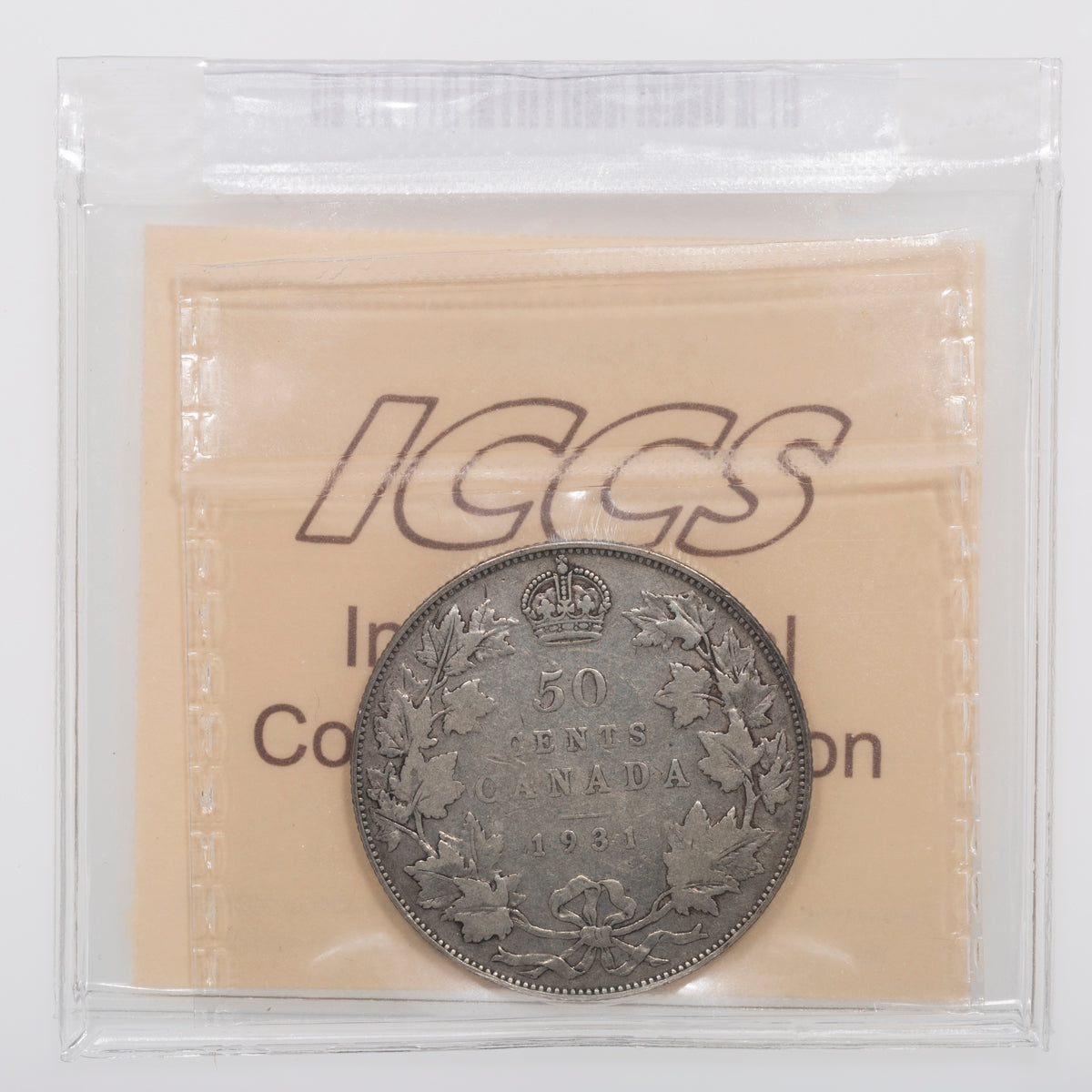 50 Cent 1931 ICCS VG-10