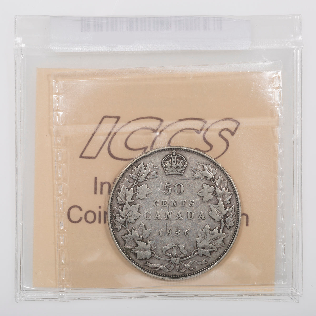 50 Cent 1936 ICCS VG-10