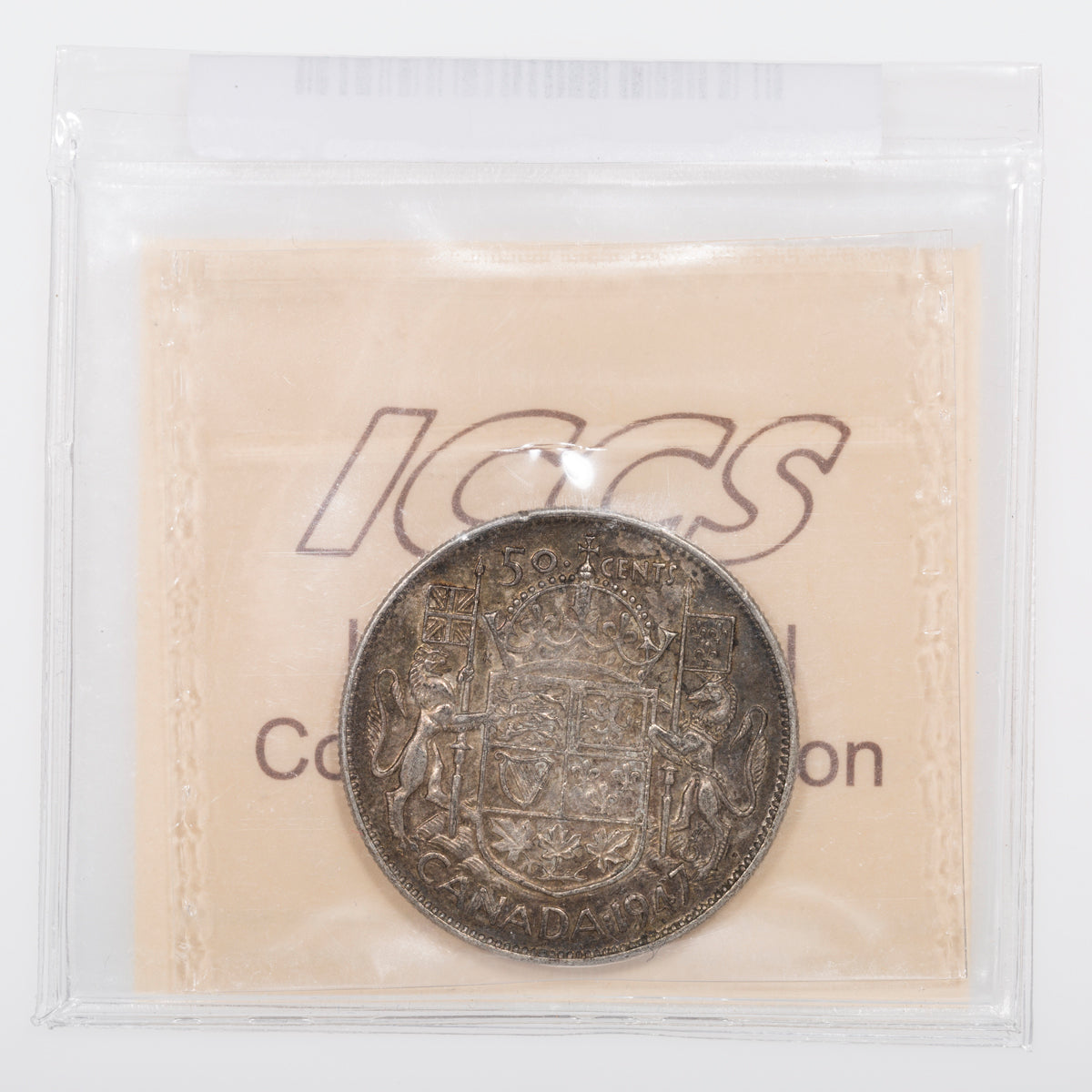 50 Cent 1947 Maple Leaf ICCS EF-40