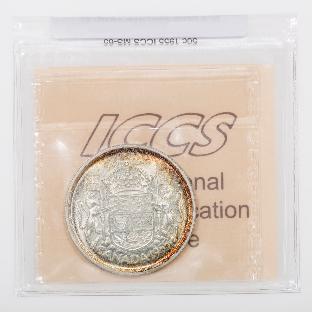 50 Cent 1955 ICCS MS-65